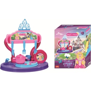 Bucatarie copii Ucar Toys, Princess Maya and Friends, 15 piese 