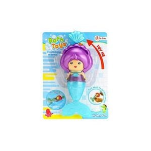 Jucarie de baie Toi-Toys, Sirena, 19 cm, Mov