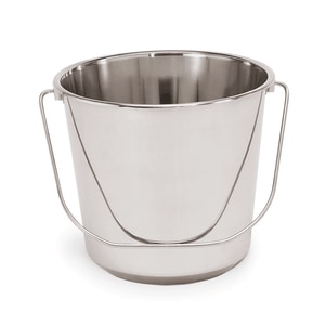 Galeata din inox, 14 L, diametru 30 cm, inaltime 26 cm