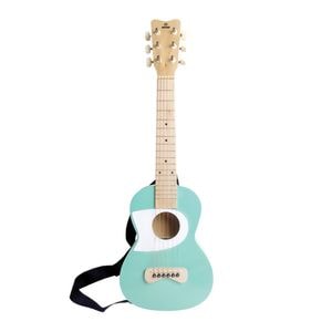 Instrument muzical Chitara turcoaz, Svoora, 6 corzi, din lemn, 68 cm