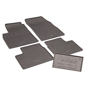 Set covorase auto Rigum, pentru Nissan Micra 2010-2017, 4 bucati, Negru