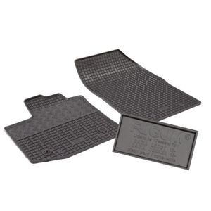 Set covorase auto Rigum, pentru Dacia Dokker 2012-prezent, 2 bucati, Negru