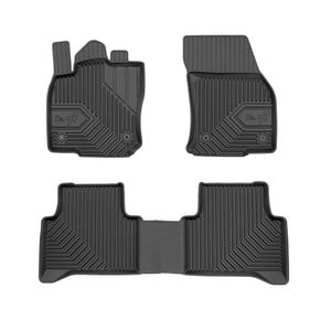 Set covorase auto Frogum 77, pentru Volkswagen Touran 2016-prezent, 3 bucati, Negru
