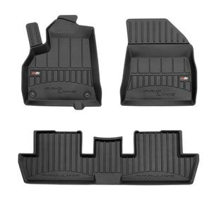 Set covorase auto Frogum 3D, pentru Peugeot 3008 2009-2016, 3 bucati, Negru