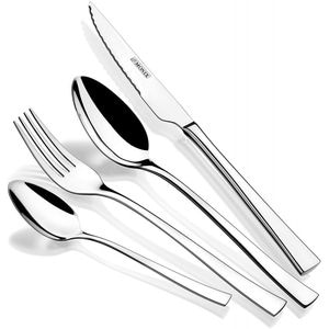 Set 24 tacamuri Monix Modena, inox 18/10