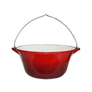 Ceaun din fonta emailata Perfect Home, 10.8 l, rosu