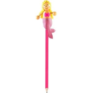 Creion Fiesta Crafts, Cu figurina Sirena, Material lemn