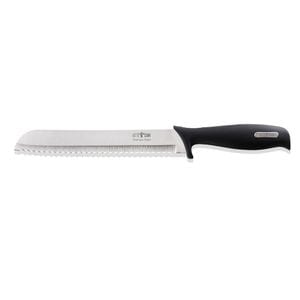 Cutit zimtat pentru paine lama 20 cm, inox, maner cauciuc