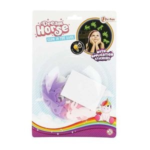 Set stickere Toi-Toys, Caluti si Unicorni Dream Horse, Fosforescente  