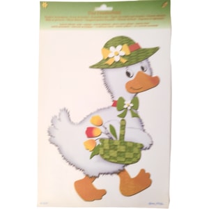 Sticker pentru fereastra, Ratusca, Cu adeziune statica 