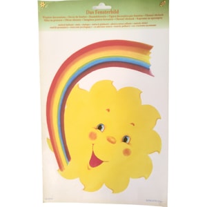 Sticker pentru fereastra, Soare, Cu adeziune statica 