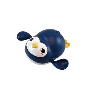 Jucarie de baie pentru copii eMazing, forma pinguin, albastru