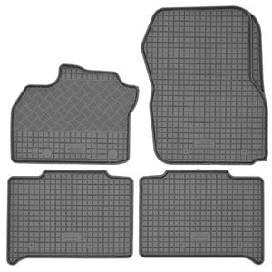 Set covorase auto Rigum, pentru Renault Zoe 2019-prezent, 4 bucati, Negru