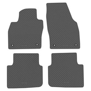 Set covorase auto Rigum, pentru Skoda Scala 2018-prezent, 4 bucati, Negru