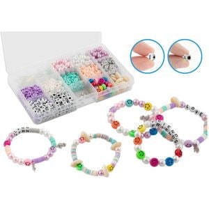 Cutie cu margele Grafix, 10x17 cm, 13 tipuri, Cu accesorii