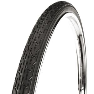 Anvelopa pentru bicicleta Deli Tire, S-604 K 26X1-3/8, dunga alba, S+E, negru