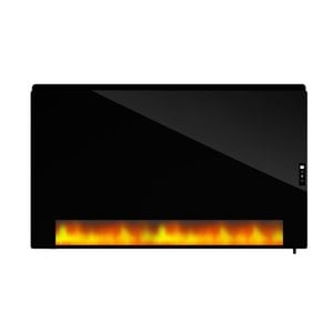 Panou radiant infrarosu cu flacari LED, eficienta termica cu element de incalzire din carbon grafenic, sticla termorezistenta, 1109W