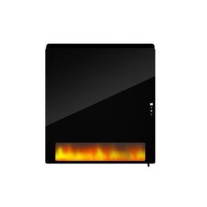 Panou radiant infrarosu cu flacari LED, eficienta termica cu element de incalzire din carbon grafenic, sticla termorezistenta, 700W