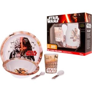 Set pentru masa Lulabi, Star Wars, Material melamina, 5 piese 
