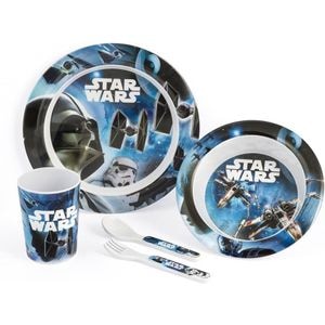 Set pentru masa Lulabi, Star Wars Rogue One, Material melamina, 5 piese 