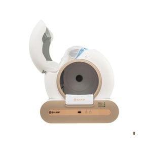 Litiera automata smart SHAW Plus, pentru pisici, auto-curatare, eliminare mirosuri, aplicatie mobila, 9L