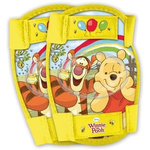 Set protectie Disney Eurasia, Winnie The Pooh, Cotiere si genunchiere, 3 - 8 ani