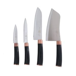 Set cutite bucatarie Grunberg LS541, 20 - 29 cm, 4 piese, inox