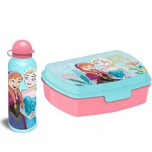 Set cutie sandwich SunCity, Frozen Spirit, Cu recipient lichide, Aluminiu, 500 ml 
