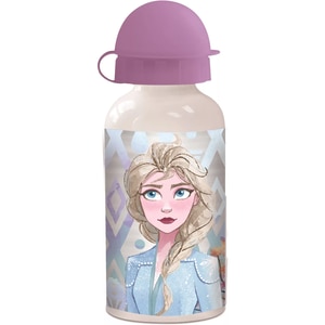 Sticla apa SunCity, Frozen, Material aluminiu, 400 ml, Mov