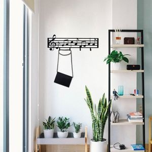 Cuier CR-0033, Negru, 60x19x19 cm