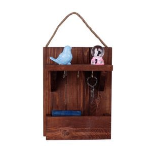 Cuier pentru chei CR-0014, Nuc, 31x24x8 cm