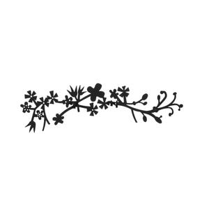 Cuier CR-0017, Negru, 70x3x23 cm