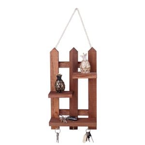Cuier pentru chei CR-0013, Nuc, 40x23x9 cm
