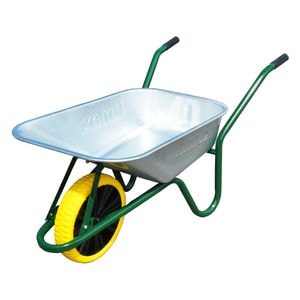 Roaba constructii Limex, cu roata turnata galvanizata, 100 L
