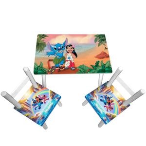 Masuta copii cu 2 scaune Lilo si Stitch