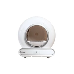 Litiera automata smart SHAW V3 pentru pisici, auto-curatare, eliminare mirosuri prin ionizare, aplicatie mobila, 9L