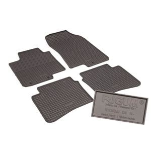 Set covorase auto Rigum, pentru Hyundai I 20 2014-2020, 4 bucati, Negru