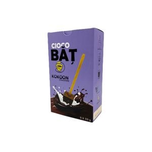 Ciocolata belgiana cu lapte pe bat Kokoon, 3x33g