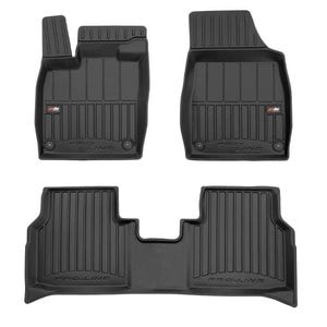 Set covorase auto Frogum 3D, pentru Volkswagen ID 4 2020-prezent, 3 bucati, Negru