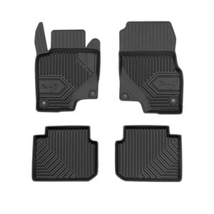 Set covorase auto Frogum 77, pentru Smart ForFour 2004-2006, 4 bucati, Negru
