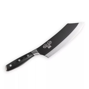 Cutit special pentru gratar by Bennie Kendrick Messermeiter, linia Avanta, 20 cm, inox, negru