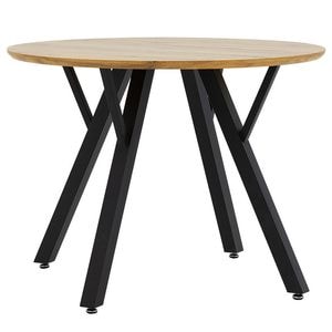 Masa dining, Pako World, M-0074, Negru, 100x75x75 cm