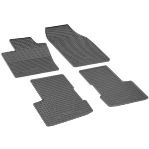 Set covorase auto Rigum, pentru Fiat 500X 2014-prezent, 4 bucati, Negru