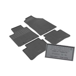 Set covorase auto Rigum, pentru Hyundai I 10 2014-2019, 4 bucati, Negru