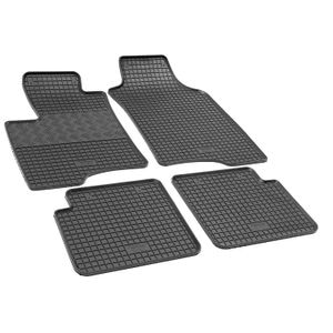 Set covorase auto Rigum, pentru Fiat Panda 2012-prezent, 4 bucati, Negru