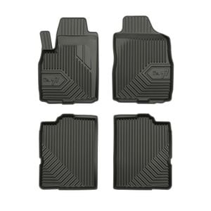Set covorase auto Frogum 77, pentru Fiat Panda 2003-2012, 4 bucati, Negru