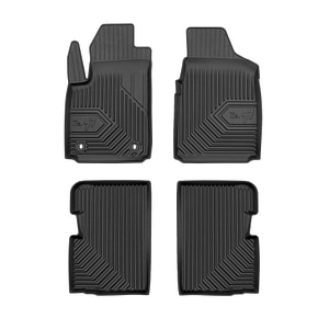 Set covorase auto Frogum 77, pentru Ford Ka+ 2008-2016, 4 bucati, Negru