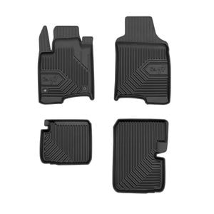 Set covorase auto Frogum 77, pentru Fiat Panda 2012-prezent, 4 bucati, Negru