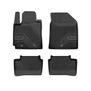 Set covorase auto Frogum 77, pentru Hyundai I 10 2014-2019, 4 bucati, Negru
