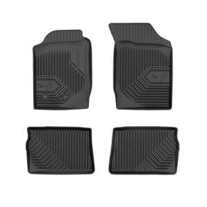 Set covorase auto Frogum 77, pentru Renault Clio Symbol 2001-2013, 4 bucati, Negru